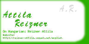 attila reizner business card